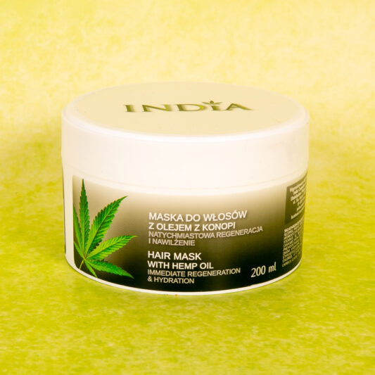 Kanepiseemneõliga Toitev ja Niisutav Juuksemask 200ml