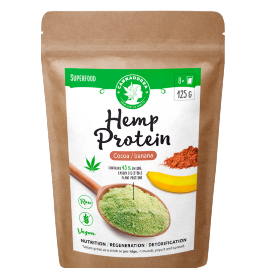 Kakao-Banaani Kanepi Toorproteiin 125g