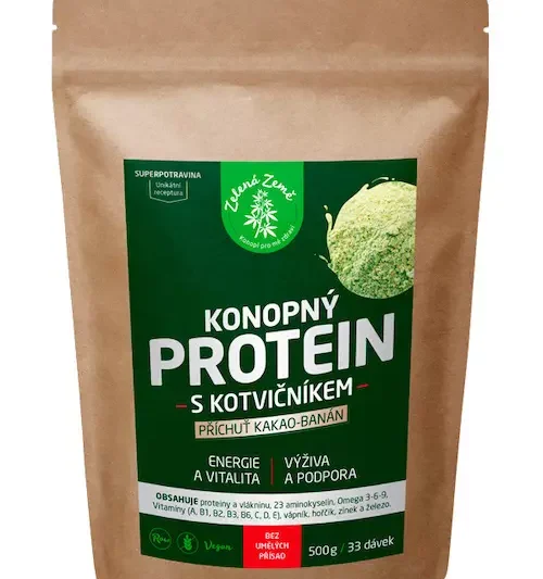 Tirbulus Terrestis Kakao-Banaani Kanepiproteiin 500g