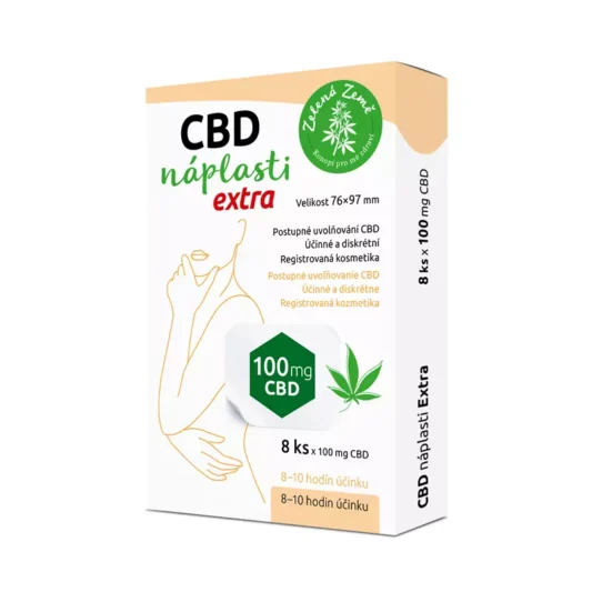 CBD EXTRA 100mg Valuvaigistavad Plaastrid 8tk