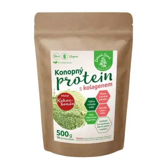 Kakao-Banaani Kanepiproteiin Kollageeniga 500g