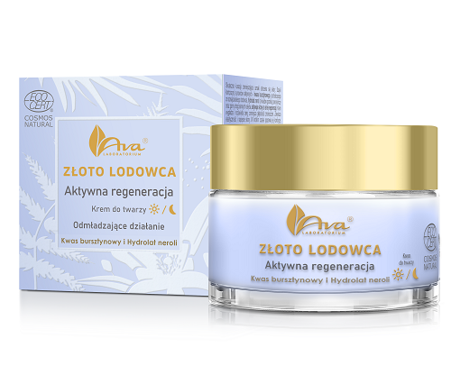 Glacier Gold Taastav 24h Kreem Merevaiguhappe ja Neroli Hüdrolaadiga 50ml