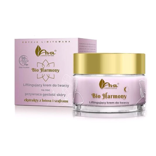 Bio Harmony Taastav Öökreem Lootose ja Safrani ekstraktiga 50ml