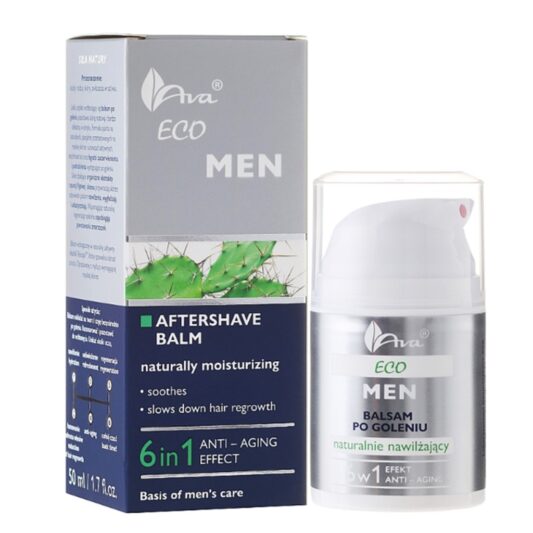 ECO Meeste Niisutav Viigikaktuse-Aaloe Habemeajamisjärgne Palsam 50ml