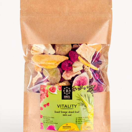 Külmkuivatatud Puuviljasegu Vitality 140g