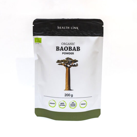 Baobab Pulber 200g BIO