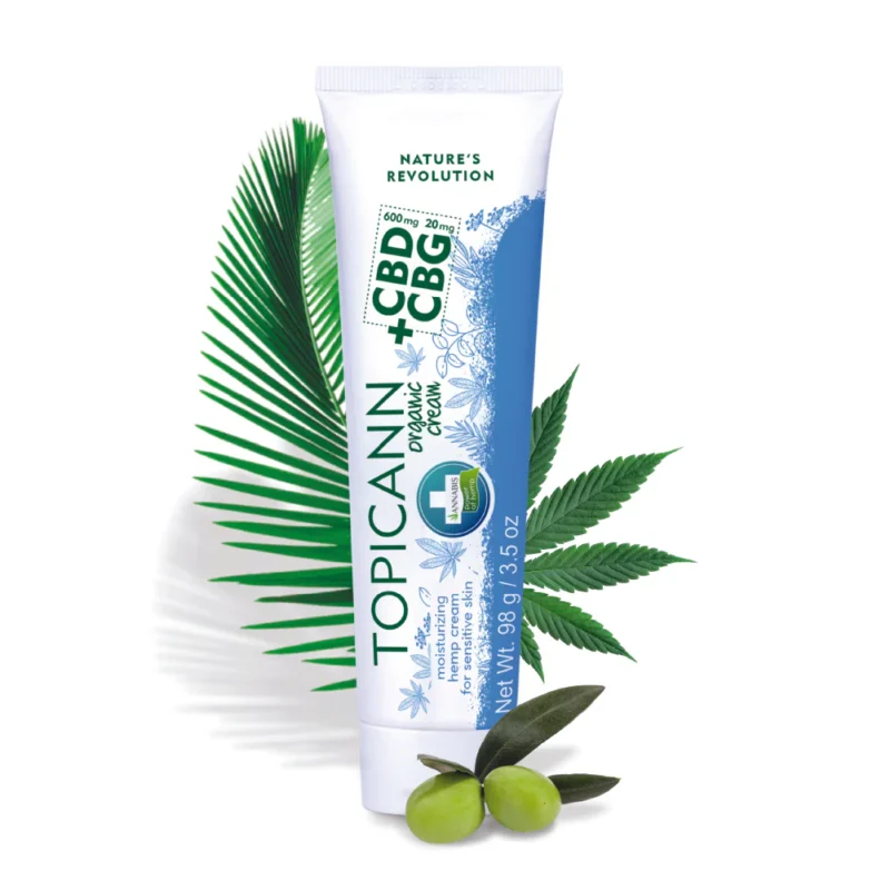Topicann Kuiv Atoopiline Nahk ja Psoriaas Kreem +CBD CBG 100ml