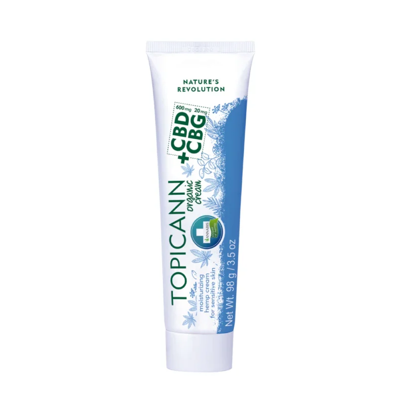 Topicann Kuiv Atoopiline Nahk ja Psoriaas Kreem +CBD CBG 100ml