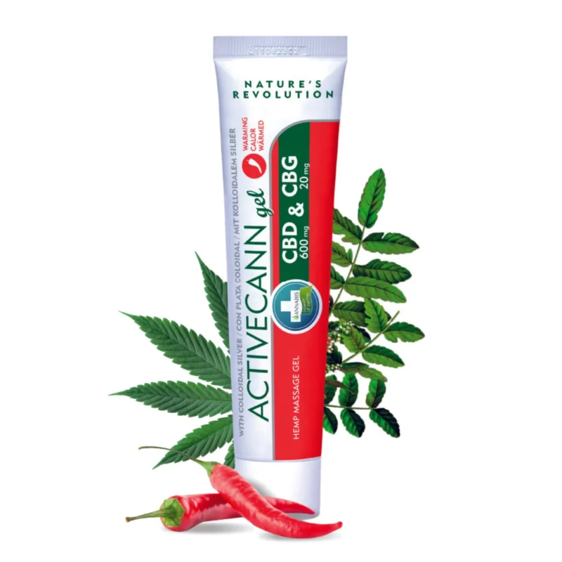 Activecann +CBD CBG Soojendav  Massažigeel  75ml