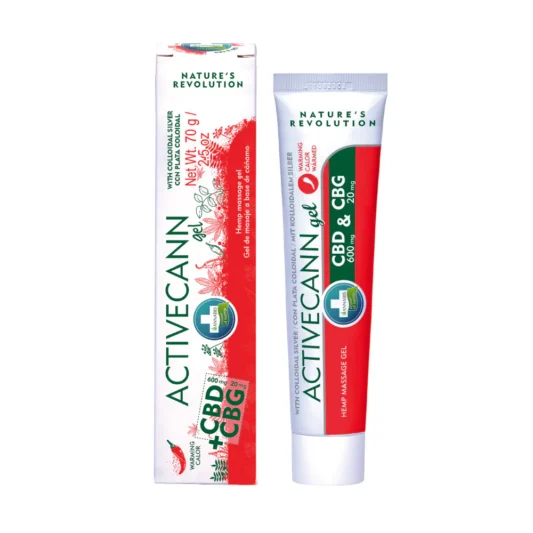 Activecann +CBD CBG Soojendav  Massažigeel  75ml