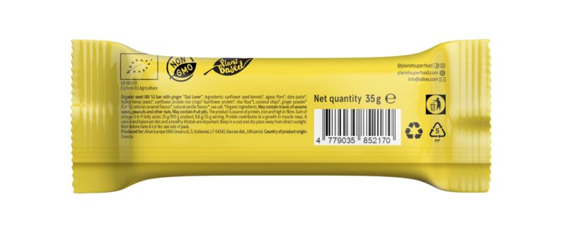 Granola Seemnebatoon Ingveriga GUT LOVER 35g BIO