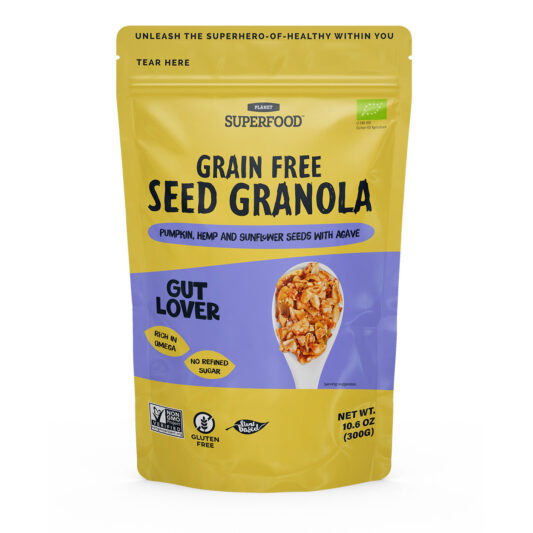 Seemne Granola Agaavisiirupiga GUT LOVER 300g BIO