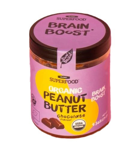 Šokolaadi-Maapähklivõie BRAIN BOOST 270g BIO