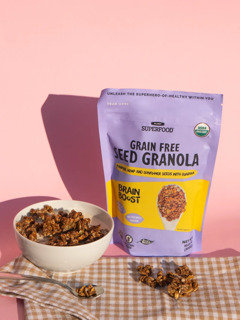 Soolakaramelli Seemne Granola Guaraanaga BRAIN BOOST 300g BIO