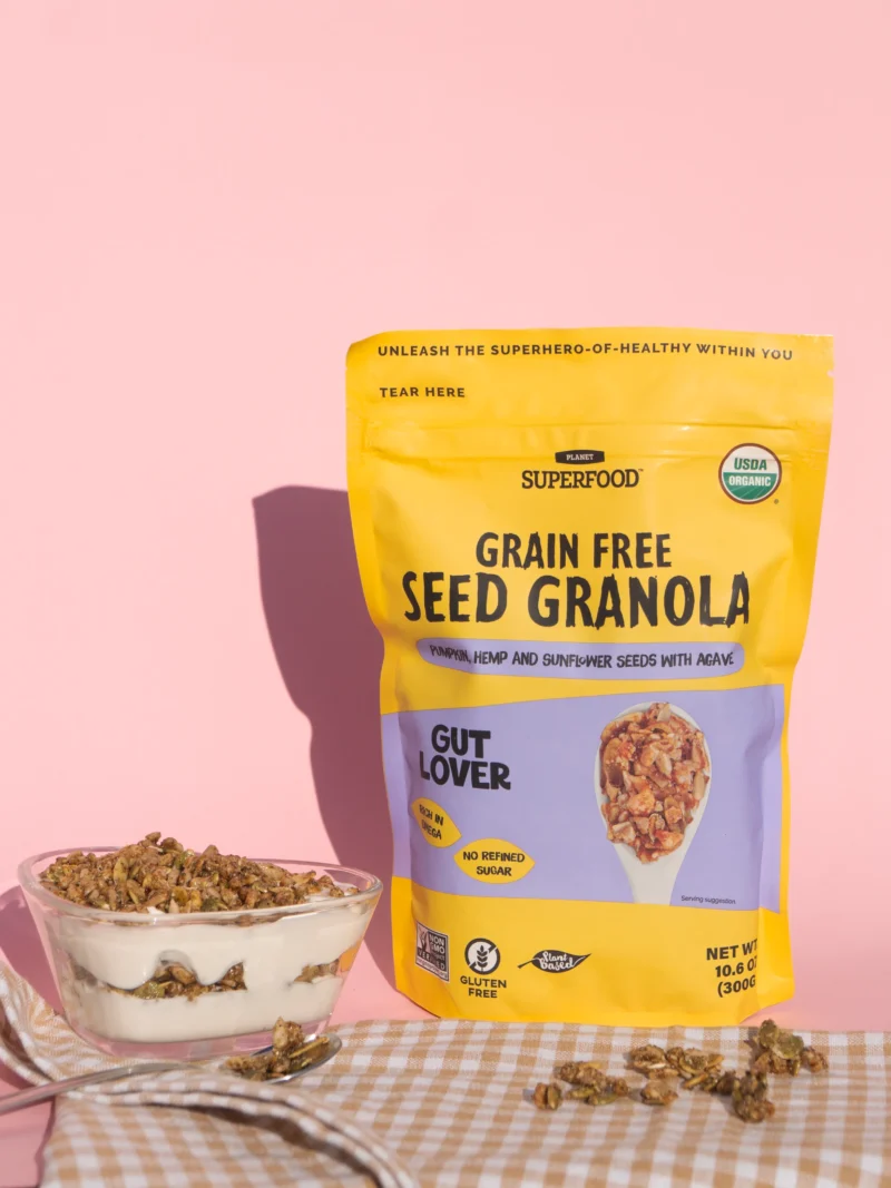 Seemne Granola Agaavisiirupiga GUT LOVER 300g BIO