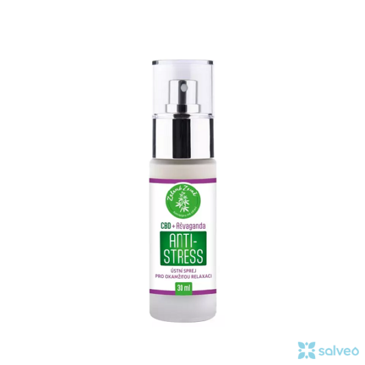 CBD + Ashwaganda Antistress Suusprei 30ml